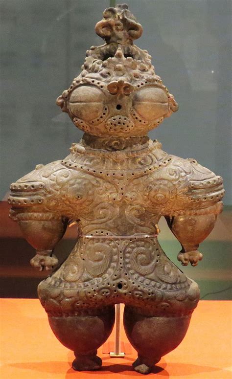 Clay statue, late Jomon period - Jōmon period - Wikipedia | Jomon period, Traditional japanese ...