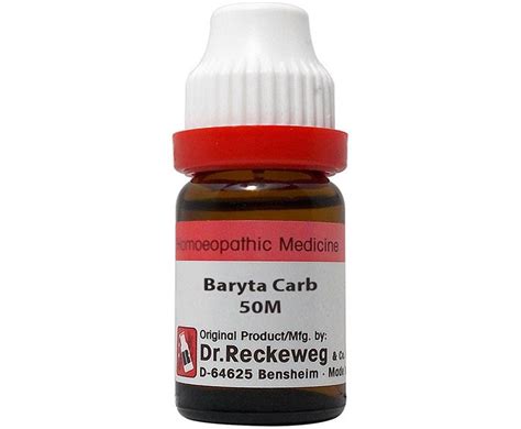 Baryta Carb 30 Uses, benefits and Side Effects - Homeopathic Medicine