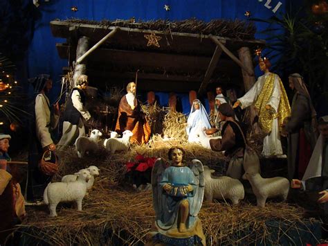 File:04567 Christmas nativity scene at the Franciscan church in Sanok ...