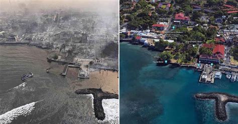 Before-and-After Photos Capture the Utter Devastation of the Maui ...