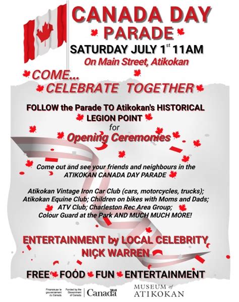 Canada Day Parade Celebrations - Atikokan