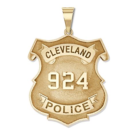 Personalized Police Shield Ohio Badge with Your Department and Number ...