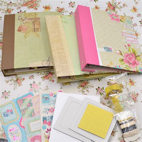 Vintage Binder Scrapbooking Album DIY Hand Craft Kit Handmade Presents 1pc | eBay