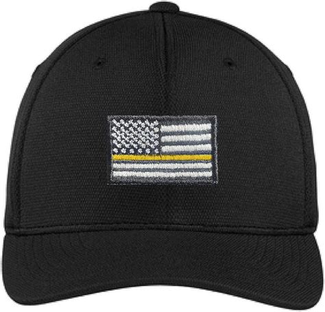 Embroidered Thin Yellow Line Subdued American Flag Security Officer Tow Truck Flexfit Baseball ...