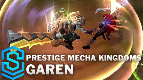 Prestige Mecha Kingdoms Garen Skin Spotlight - Pre-Release - League of ...