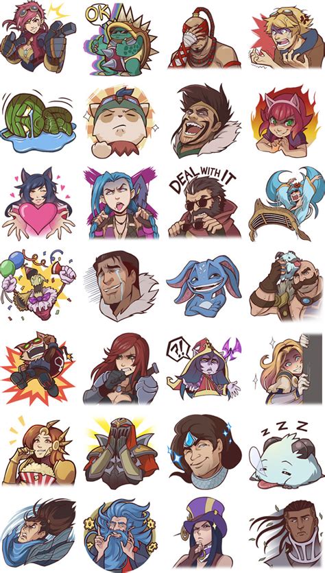 ffSade - League of Legends - Facebook Stickers