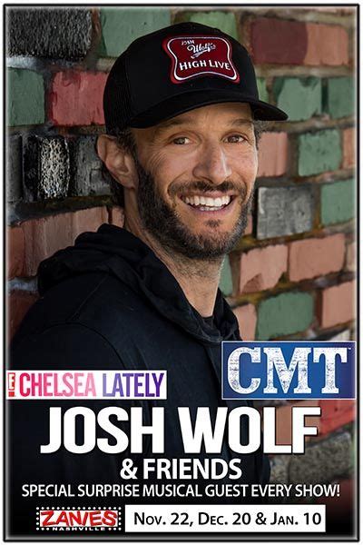 Josh Wolf & Friends | Comedians, Chelsea lately, Late night comedy