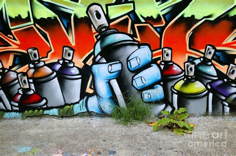 Graffiti spray cans Photograph by Richard Thomas - Pixels