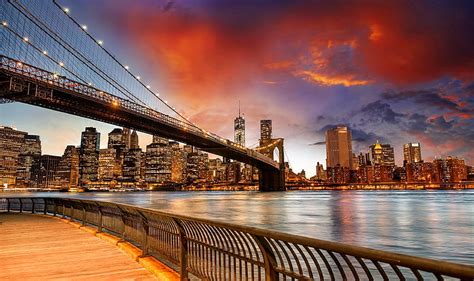 4K free download | Brooklyn Bridge, Lake, Brooklyn, Sky, Bridge, HD wallpaper | Peakpx