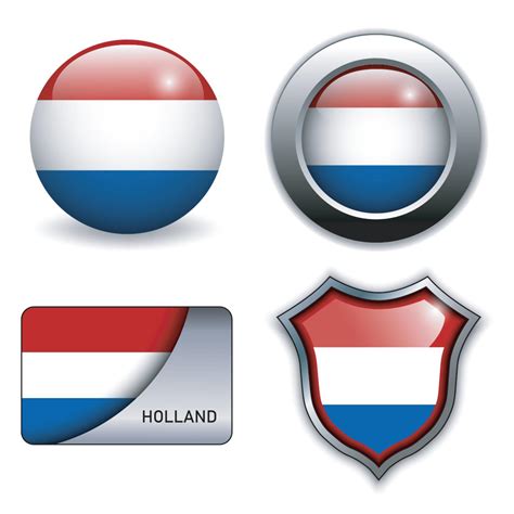 Holland flag icons theme. 5285058 Vector Art at Vecteezy