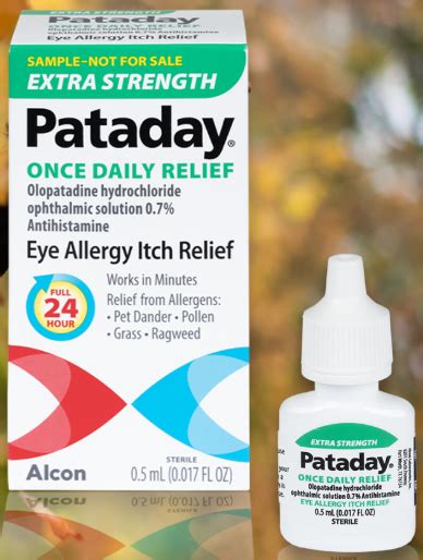 Pataday Extra Strength Eye Allergy Itch Relief Sample