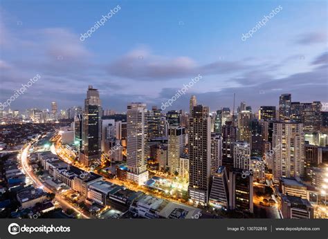 Makati Skyline, Metro Manila, Philippines. Stock Photo by ©fazon1 130702816