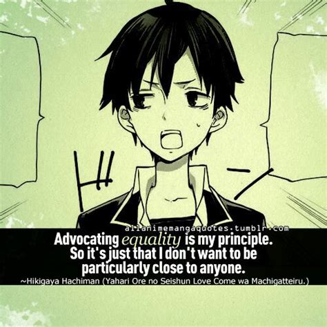 Hachiman Hikigaya Quotes | Anime Amino