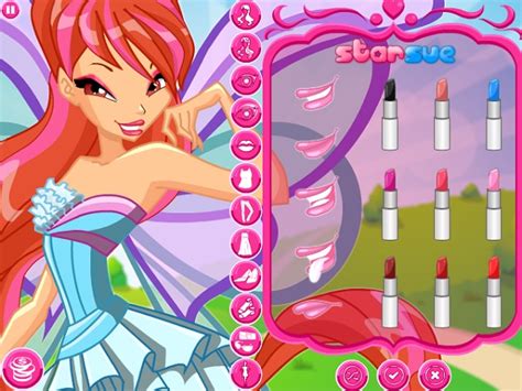 Trò Chơi Trang Điểm Công Chúa Winx Bloom Stella Flora Musa Xinh Dep