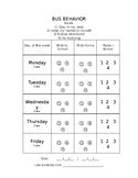 Bus Behavior Charts Teaching Resources | Teachers Pay Teachers