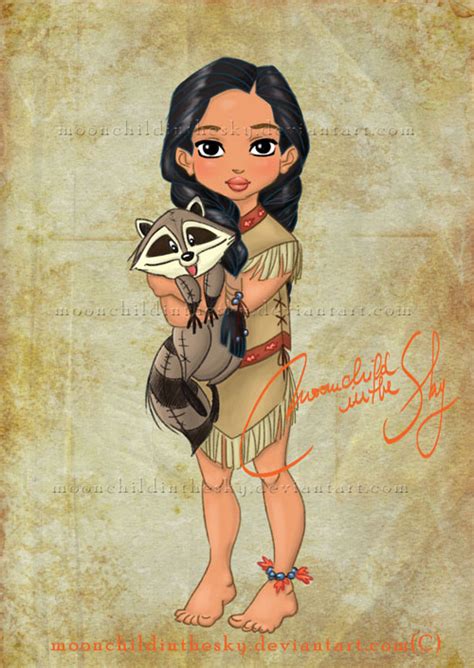 Baby Pocahontas - Disney Princess Fan Art (32404822) - Fanpop