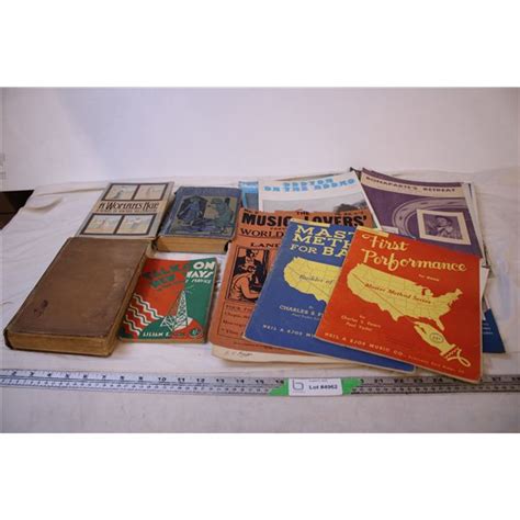 Assorted Vintage Piano Books and (4) Books - Bodnarus Auctioneering