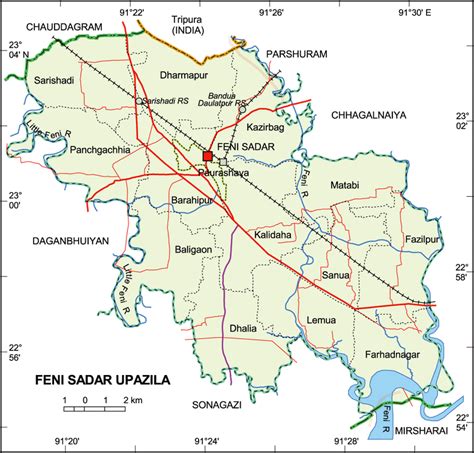 Bangladesh Map Faridpur District