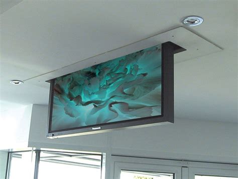 7 Photos Retractable Tv Ceiling Mount Motorized And Description - Alqu Blog