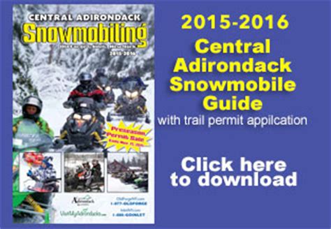 Adirondack Snowmobiling Old Forge New York :: Snowmobile Trail System ...