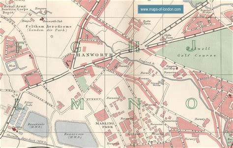 Map of Hanworth, London