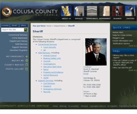 Colusasheriff.com: Colusa County, CA - Official Website - Sheriff