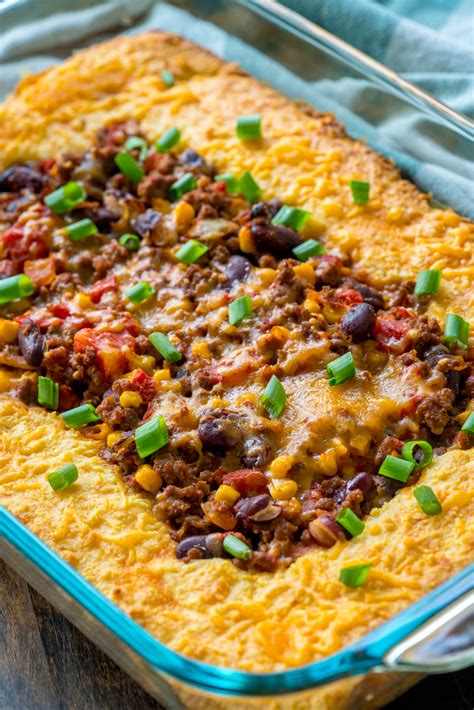 Chili-Stuffed Cornbread Casserole – 12 Tomatoes