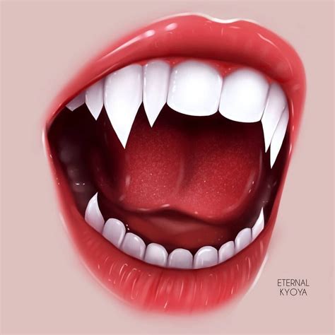 ArtStation - Tutorial: how to draw vampire smile