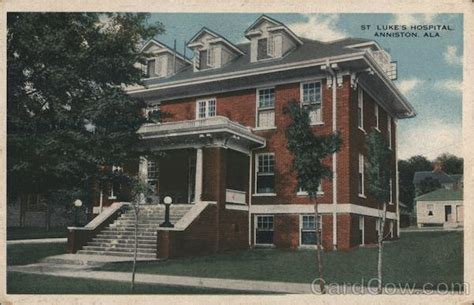 St. Luke's Hospital Anniston, AL Postcard