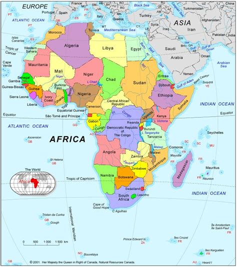 Political Map Of Africa