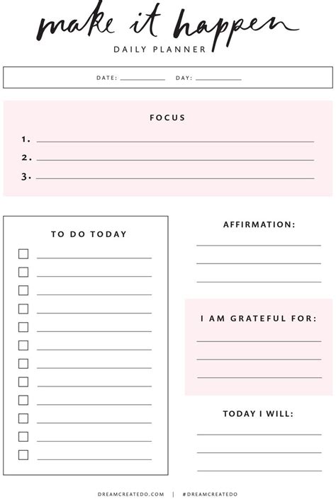 Pin by Stephanie K. Gould on Getting Serious | Being Productive | Planner, Planner template ...