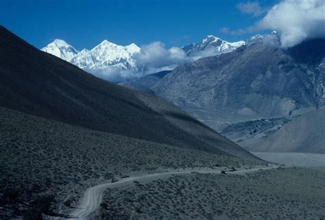 Dhaulagiri mountain rising above the trail | NCpedia