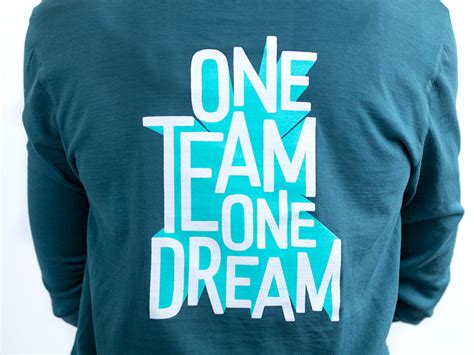 One Team One Dream by Jenna Carando for Gusto Design on Dribbble