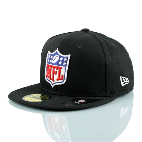 New Era NFL Shield Logo 59FIFTY Fitted Football Cap Schwarz | TAASS.com ...