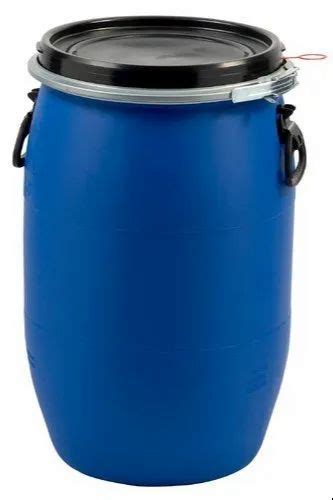 50 Ltrs. Cap. F.O.T 2.8 kgs. Blue Container (Drum) at Rs 450/piece | Plastic Open Top Drums in ...