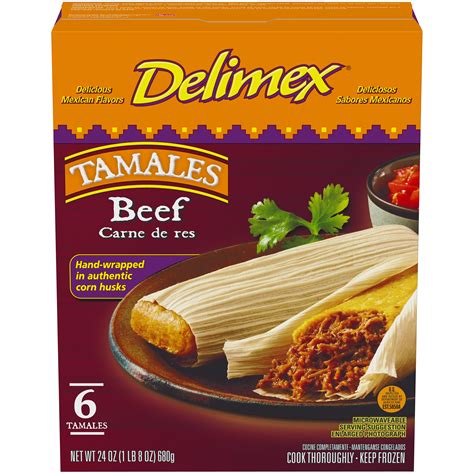 Delimex Beef Tamales, 6 ct Box – BrickSeek