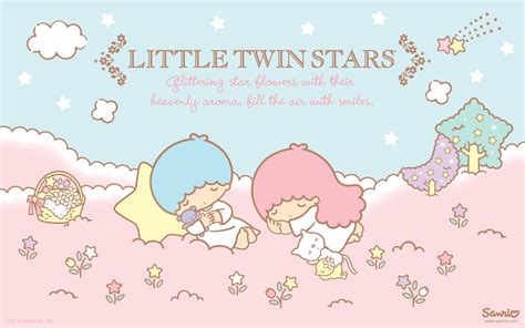 Little Twin Stars | Our Characters | Sanrio | Little twin stars, Star wallpaper, Twins