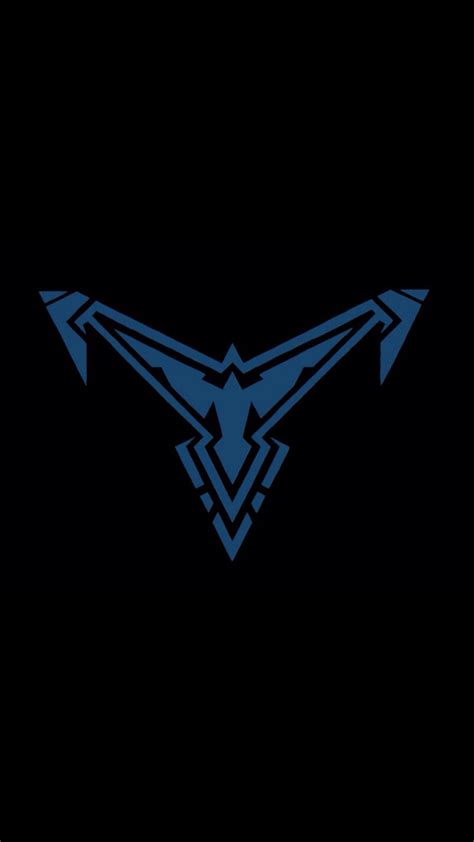 New Nightwing logo | Nightwing, Nightwing wallpaper, Batman comics