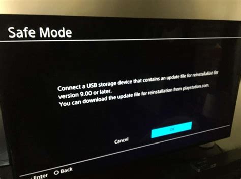 Connect a USB Storage Device That Contains an Update on PS4