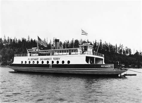 Puget Sound Ferry Boat Photograph by Underwood Archives