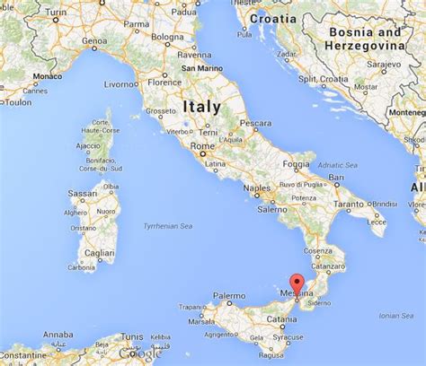 Map Of Messina Italy | Zealand Map