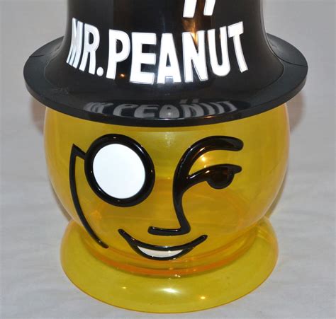 Huge 13" Mr. Peanut Advertising Peanut Container Store Display from kitschandcouture on Ruby Lane