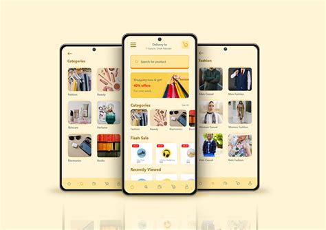 E-Commerce Mobile App Design Template :: Behance