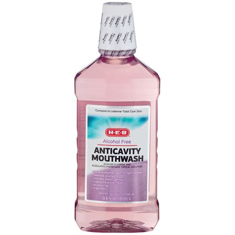 H-E-B Alcohol Free Anticavity Mouthwash - Shop Mouthwash at H-E-B