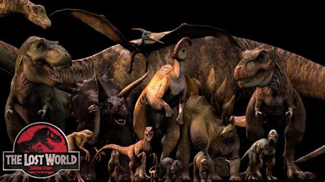 All the dinosaurs seen in Jurassic Park The lost world jurassic park SFM, DracoWarrior ...