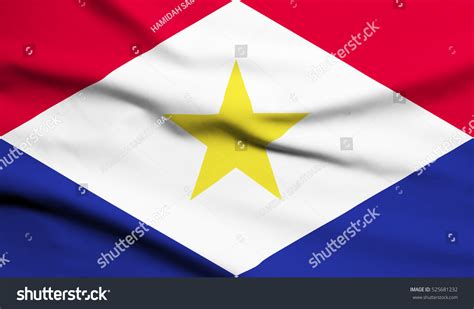 Saba Flag Waving Stock Illustration 525681232 | Shutterstock