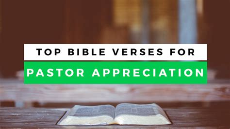 Top 10 Leadership Bible Verses For Pastor Appreciation Month