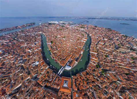 Aerial view of Venice, Italy - Stock Image - F038/6947 - Science Photo ...