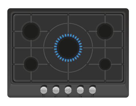 surface for gas stove vector illustration 493159 Vector Art at Vecteezy