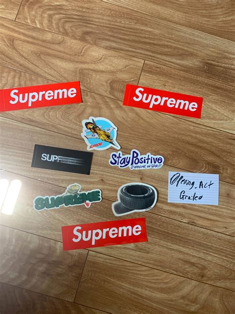 Supreme Assorted Supreme Stickers Lot | Grailed